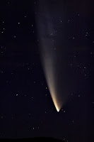 Vista que presentó el cometa McNaught a su paso próximo a la Tierra en enero de 2007.