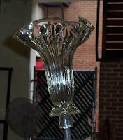 finished glass vase