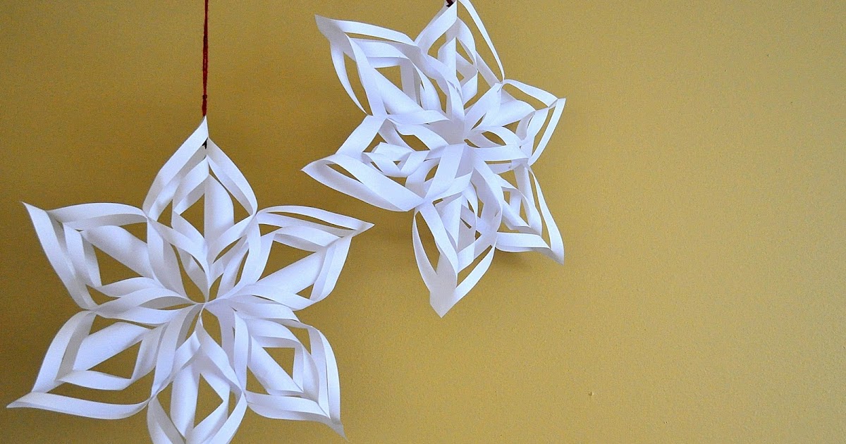 weaver girl guz paper snowflake tutorial how to make 3d paper snowflakes