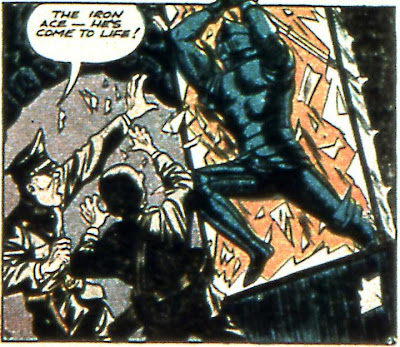 Golden Age villains sure love shouting 'It's the *INSERT NAME HERE*' when they're surprised, don't they?