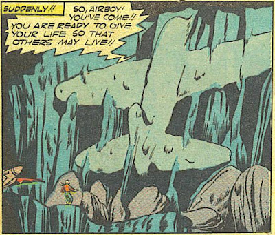 Wagh! A talking rock formation that looks like an airplane!