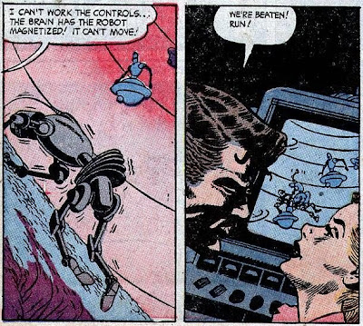 Wait, just *what* are those robots doing to the other robot? It looks violent. And... vaguely sexual.