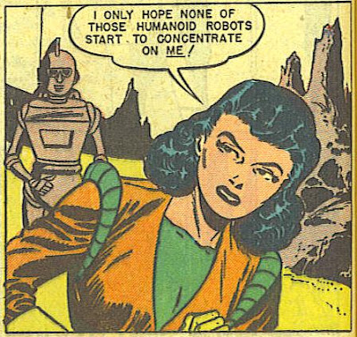 Don't *say* that! ...Especially when the robot's already staring at your butt.