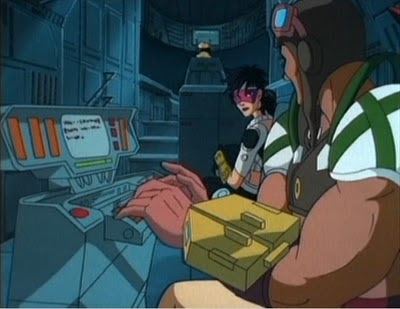 This screenshot doesn't actually have much of anything to do with anything. I just thought it was funny that a giant, half-naked guy wearing some armor was sitting there at a computer terminal like that.