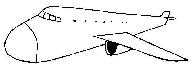 desenhos colorir gratis desenho de avião para colorir