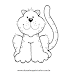 DESENHO DE GATO PARA IMPRIMIR E COLORIR , DESENHOS INFANTIS PARA COLORIR