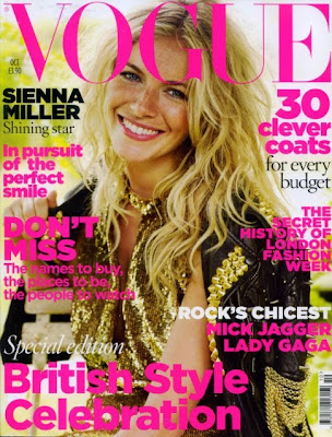 Sienna Miller Sexy in UK Vogue Magazine