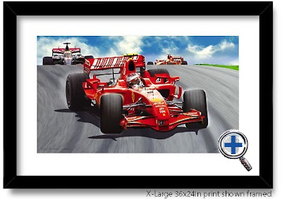 ferrari auto car artwork and photo poster