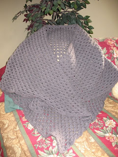 crocheted poncho