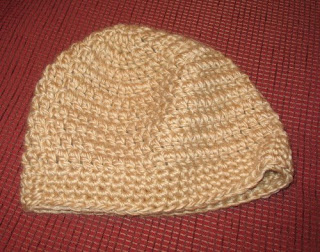 crocheted hat
