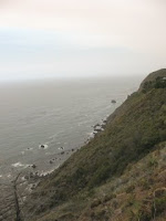 steep California coastline