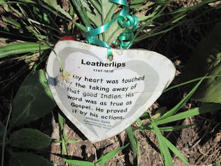 plaque on gravestone