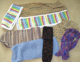 crocheted scarves for homeless