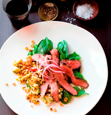 Adobo-marinated flank steak