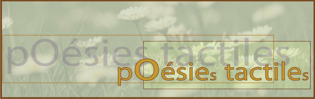 Poésies tactiles