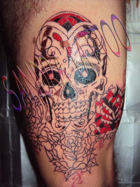 tattoo caveira mexicana