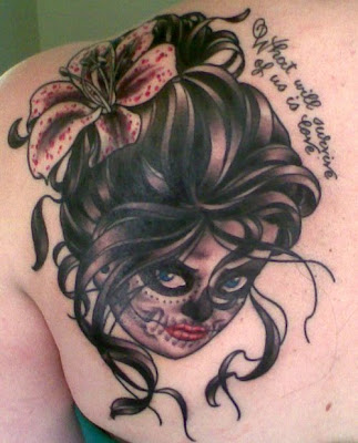 day of dead tattoos. day of day of dead tattoos for women. day of dead tattoos. day of