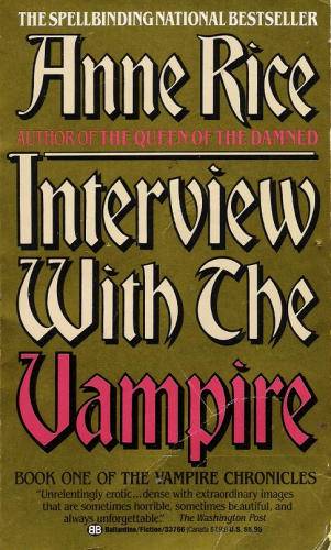 interview with a vampire book interview with a vampire book