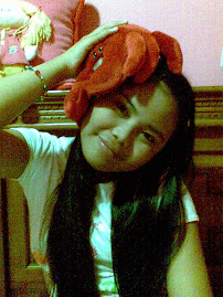 with my crab doll