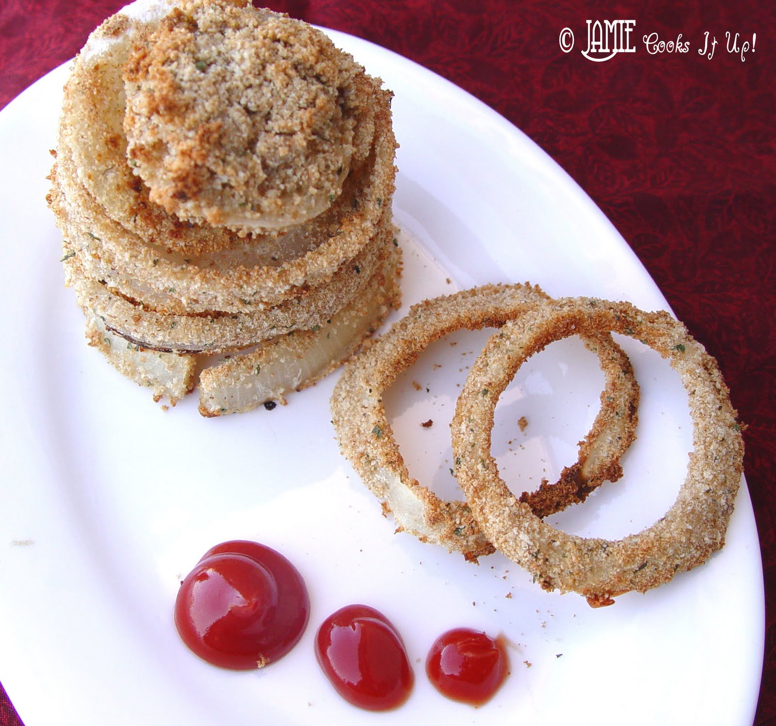 Healthy Oven Baked Onion Rings