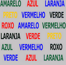 Leia rapidamente todas as palavras.Ler e não falar as cores ok?Acertou quantas?