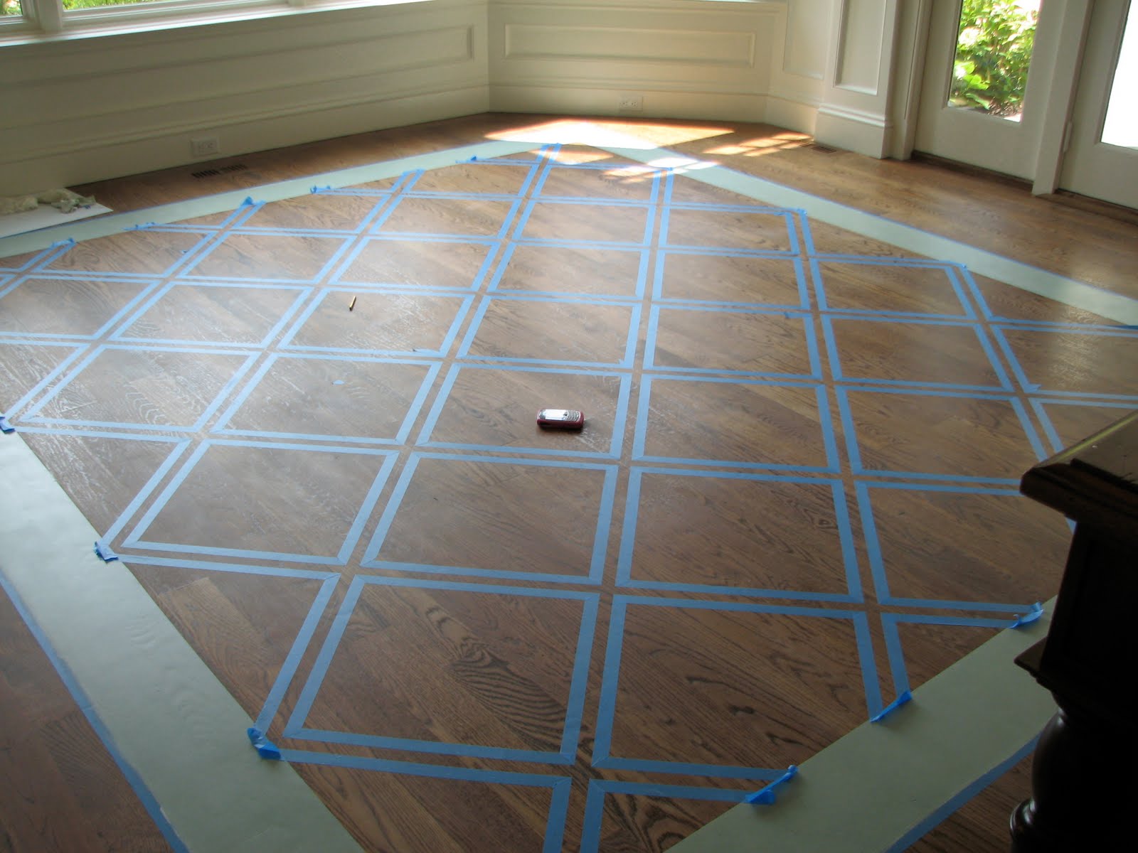 Bella Terra Designs Faux Finishes A Painted Rug Design