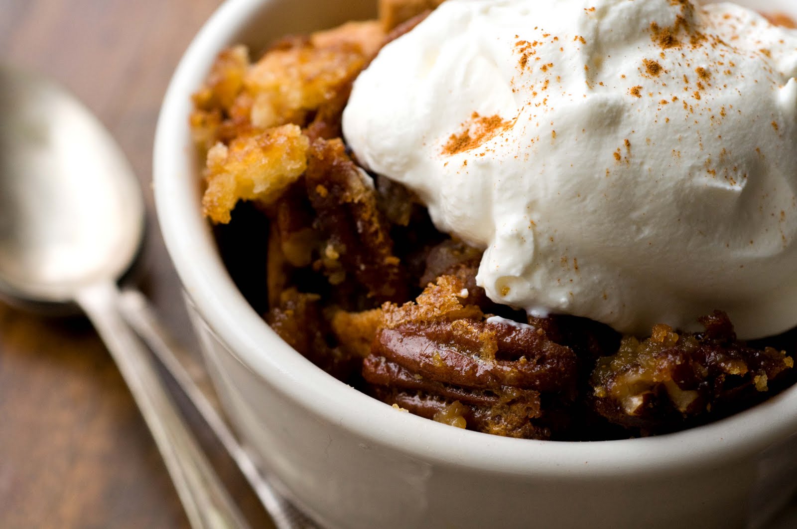 Pecan cobbler with syrup Homesick Texan