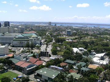 Top view of Cebu City