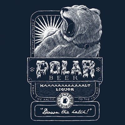 Lost Themed T-Shirt Polar Beer by Ian Leino