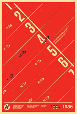 The Greatest Moments in Sports History Poster Show - Master Race Screen Print by Olly Moss