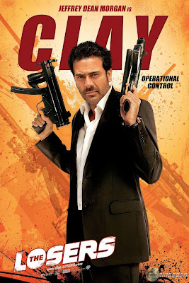The Losers One Sheet Character Movie Posters - Jeffrey Dean Morgan is Clay