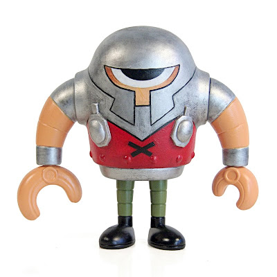 Hand Painted Masters of the Universe Inspired Ram-Bot Custom Sketchbot Figure by kaNO