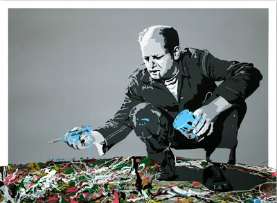 Jackson Pollock Print by Mr. Brainwash
