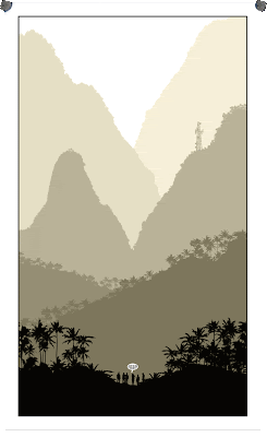 Damon, Carlton and A Polar Bear Limited Edition Lost Screen Prints - Rousseau's Transmission by Dan McCarthy