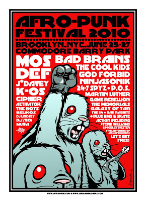 AFRO-PUNK Festival 2010 Print by Jermaine Rogers