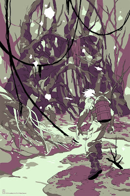 Mondo Star Wars Screen Print Series #3 - Father: Encounter on Dagobah by Tomer Hanuka