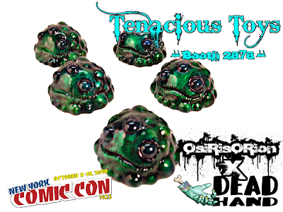New York Comic-Con 2010 Exclusive OsiRisORion x Dead Hand Toys Custom Sewer Sludge Gread Resin Figures