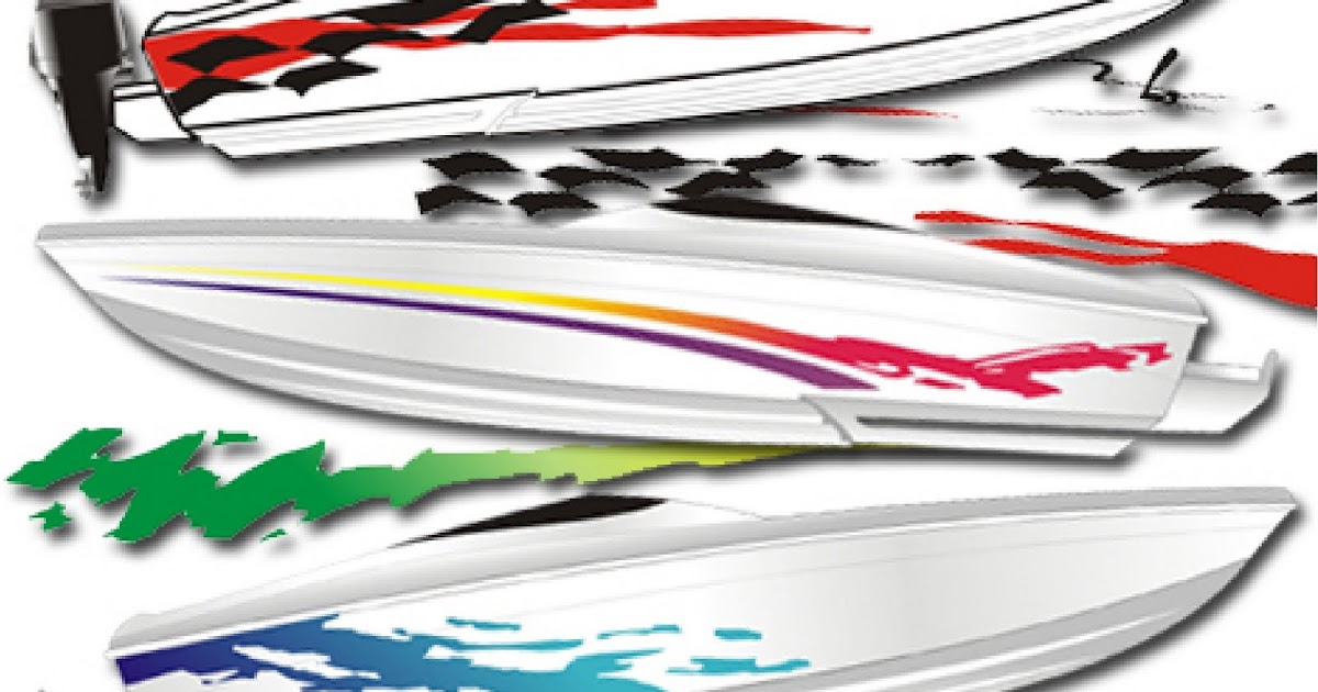 Custom design boat graphics Whirligigs row