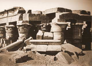 من بعض الصور النادرة لمصر The+temple+of+Kom-Ombo+in+1857+photographed+by+Francis+Frith