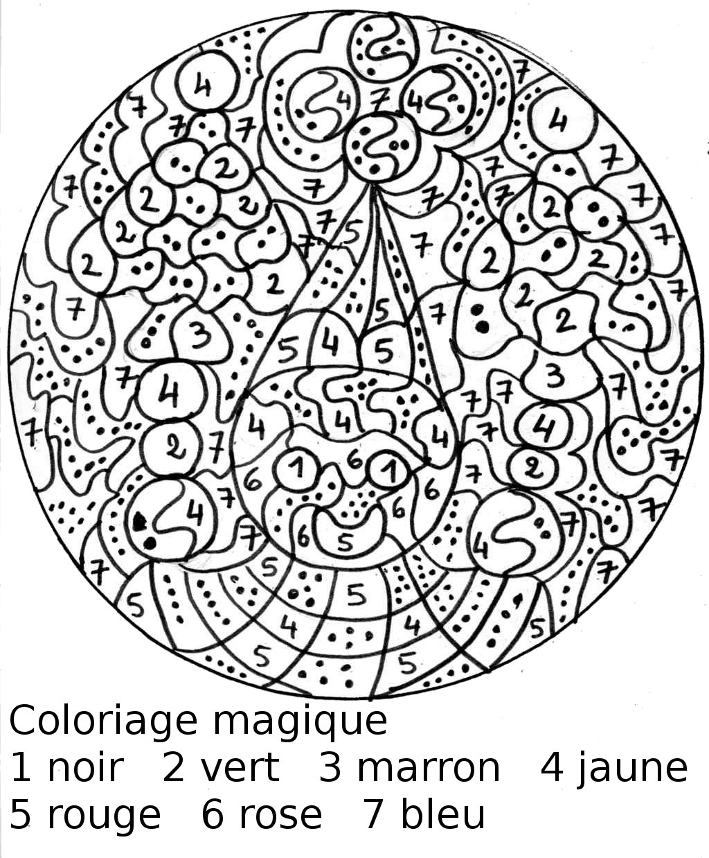 Coloriage Magique Gs Noel