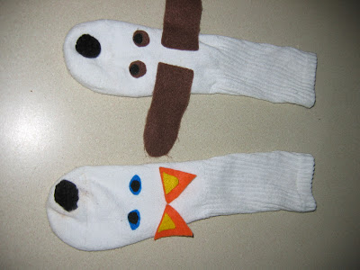 Dog Sock Puppet