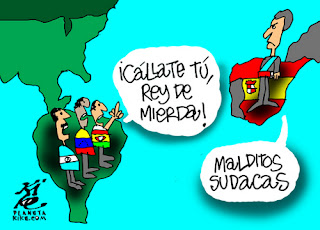 porque no te callas rey de mierda juan carlos borbon