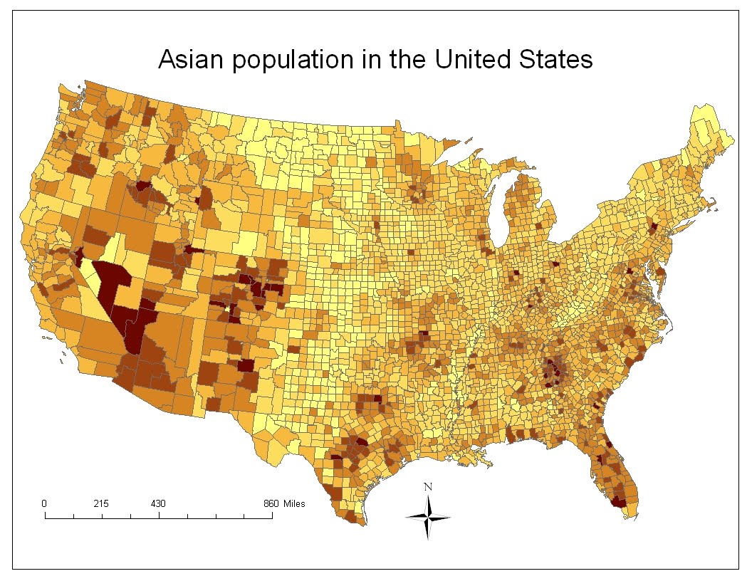 on the top map there is the asian population in the united states as we can expect the asian population is the highest in the south west of the united on the top map there is the asian population in the united states as we can expect the asian population is the highest in the south west of the united
