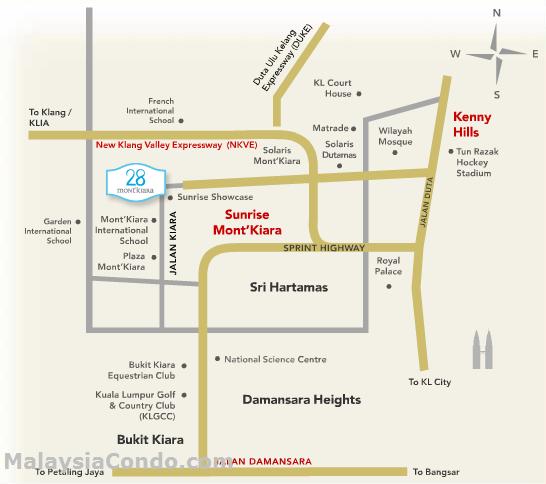 Mont Kiara Map