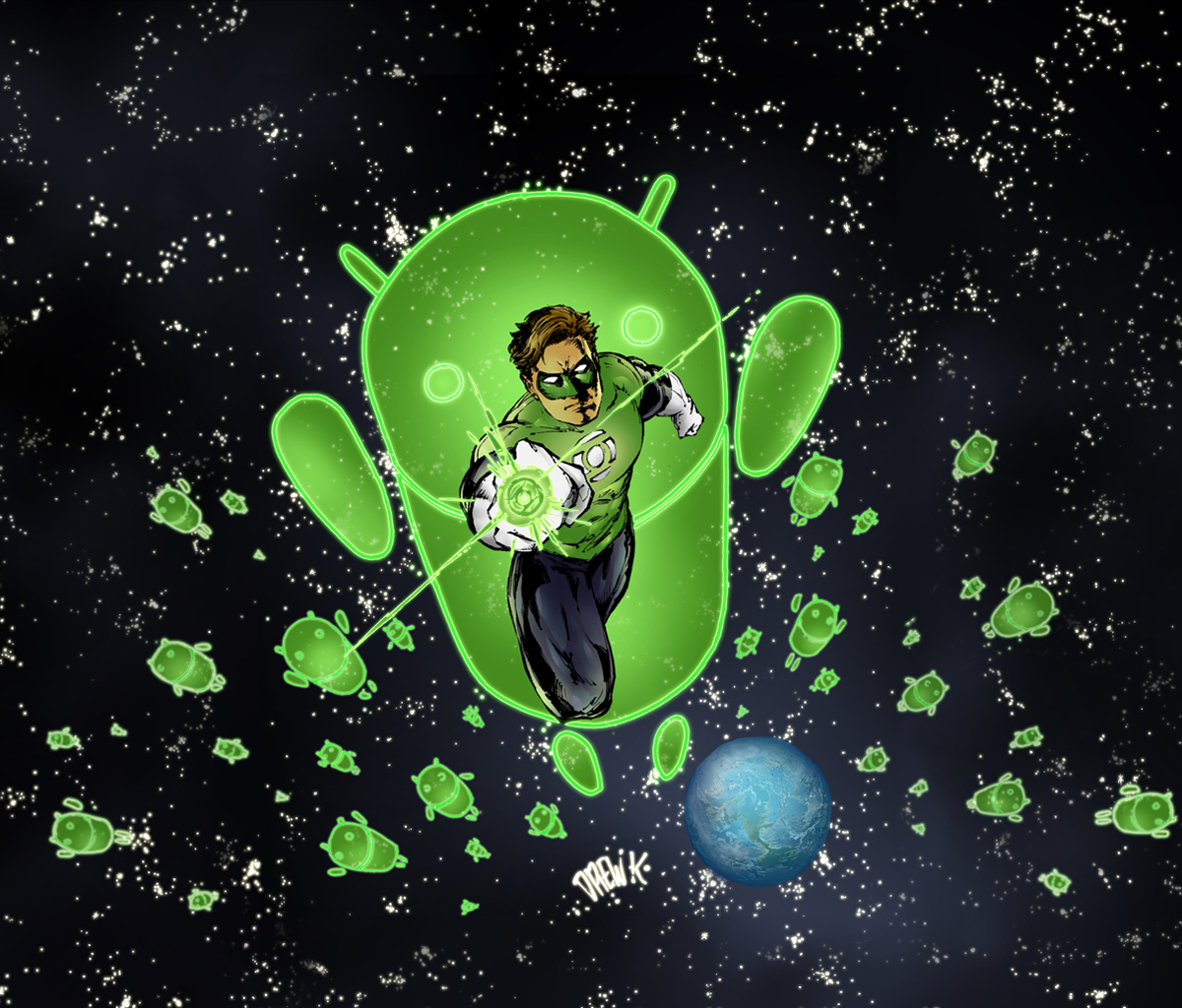 Green Lantern brings the Android invasion!