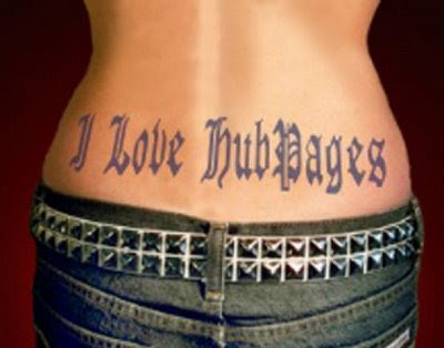 Girl Lower Back Tribal Tattoo