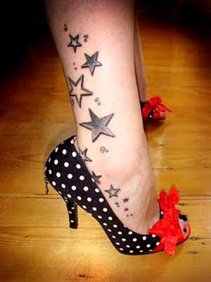 Foot Tattoo Ideas. Star Foot
