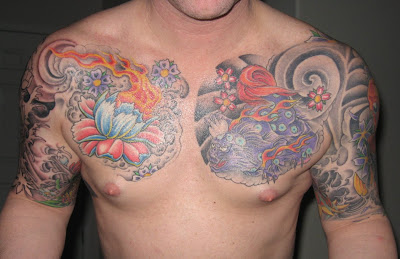 Famous Men Chest Tattoos