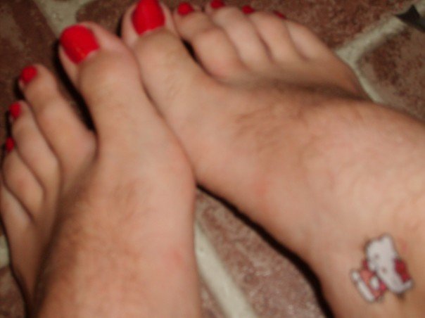 peace and love foot tattoos. pretty foot tattoos. foot