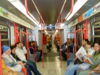 vagão tranqüilo